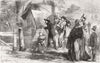 KENT. Wayside picture, Eynesford 1855 old antique vintage print