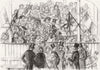 LONDON. Baby show, zoo 1855 old antique vintage print picture