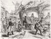 KENT. St, people's holiday-Windmill hill Gravesend 1855 old antique print