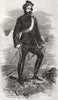 MILITARIA. Officer artillery Gen Beatson's cavalry 1855 old antique print