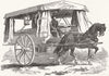 MEDICAL. Ambulance for the wounded 1854 old antique vintage print picture