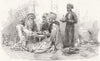 HYDE PARK. Turkish Expo museum, Corner-dinner party 1854 old antique print