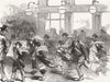 NEWSPAPERS. Newsboys with the latest accounts of the  Prince of Wales 1871