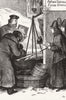 ST PETERSBURG. Settling bargain-fishmonger, market 1874 old antique print