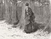 PRETTY LADIES. Innocent. Tale of life 1873 old antique vintage print picture