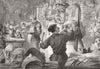 THEATRE. Preparing for the pantomime 1870 old antique vintage print picture