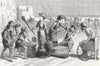 AFGHANISTAN. Way front-attack British bags, Brindisi 1879 old antique print