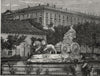 MADRID. Fountain of Cybele, Prado, Madrid 1882 old antique print picture