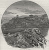 ATHENS. General View of Athens 1882 old antique vintage print picture
