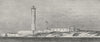ALEXANDRIA. Modern Lighthouse, Alexandria 1882 old antique print picture