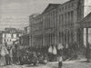 VENICE. In the Venetian Lagoon. the Town Hall, Chioggia 1882 old antique print