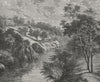MELBOURNE. The Yarra-Yarra 1882 old antique vintage print picture