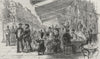 PARIS. The Boulevard Montmartre 1882 old antique vintage print picture