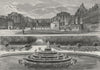 PARIS. Versailles Palace and Gardens 1882 old antique vintage print picture