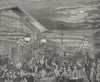 VIENNA. The Volksgarten 1882 old antique vintage print picture