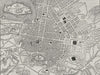 ATHENS. Plan of Athens 1882 old antique vintage map chart