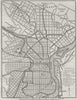 PHILADELPHIA. Plan of Philadelphia 1882 old antique vintage map chart