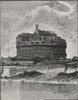 ROME. The Castle of St Angelo 1882 old antique vintage print picture