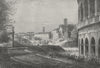 ROME. Entrance to the Forum by the Sacred Way 1882 old antique print picture