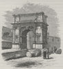ROME. The Arch of Titus 1882 old antique vintage print picture