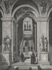 ROME. The Scala Sancta, or Holy Staircase 1882 old antique print picture