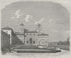 ROME. Palace of the Medici 1882 old antique vintage print picture