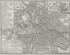 BERLIN. Plan of Berlin 1882 old antique vintage map chart