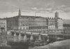 BERLIN. The Exchange and Friedrichsbriicke 1882 old antique print picture