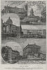 BERLIN. Royal Library/Palace Schiller Platz Deutsche Kirche University 1882