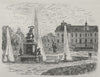 STOCKHOLM. The Royal Summer Palace, Drottningholm 1882 old antique print