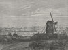 DENMARK. Copenhagen 1882 old antique vintage print picture
