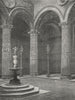 FLORENCE. Courtyard of the Palazzo Vecchio 1882 old antique print picture