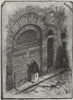 FLORENCE. Birthplace of Dante 1882 old antique vintage print picture