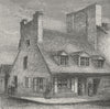 QUEBEC CITY. Old French House 1882 antique vintage print picture