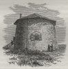 QUEBEC CITY. Martello Tower on the Plains of Abraham 1882 old antique print