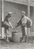 KOLKATA. Calcutta Water-carriers 1882 old antique vintage print picture