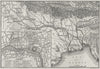 KOLKATA. Map of Calcutta and the Ganges 1882 old antique plan chart