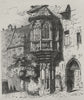 NUREMBERG. The Parsonage of St Sebald's Church 1882 old antique print picture