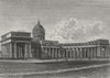 ST PETERSBURG. The Cathedral of Our Lady of Kazan 1882 old antique print