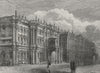 ST PETERSBURG. The Winter Palace 1882 old antique vintage print picture