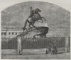 ST PETERSBURG. The Statue of Peter the Great 1882 old antique print picture