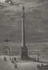 ST PETERSBURG. The Column of Alexander, St Petersburg 1882 old antique print