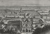 LYON. General View of Lyons 1882 old antique vintage print picture