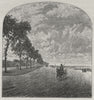 CHICAGO. Lake-Shore Drive  1882 old antique vintage print picture