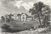 LONDON. Belgravia. St George's Hospital, 1745 1880 old antique print picture