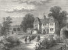 LONDON. Knightsbridge. Spring Garden, World's End 1880 old antique print