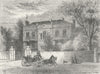 LONDON. Knightsbridge. Kingston House  1880 old antique vintage print picture