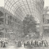 LONDON. Great Exhibition. Nave of 1880 old antique vintage print picture