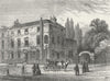 LONDON. Pimlico. Monster Tea Gdns, 1820 1880 old antique vintage print picture