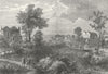 LONDON. Pimlico. Jenny's Whim Bridge, 1750 1880 old antique print picture